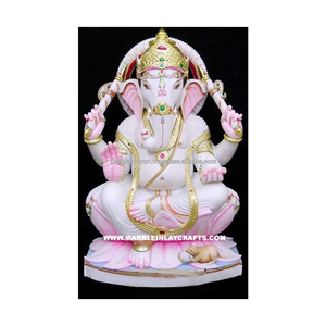 Ganesha Idol Marble Ganesh Moorti - Product Image 1