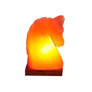 Horus Shape Organic Material <b>Lamp</b> with Wooden Base Carved <b>Love</b> Theme Pink & Multi Color-Sian Enterprises - Product Image 5