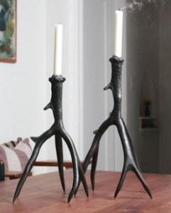 เชิงเทียนทรงเสาเข็มเงิน - Product Image 3