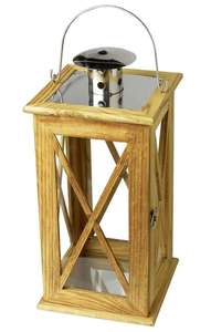 Hermosa linterna de madera para el hogar, oficina, decoración de boda, candelabros de Metal, linternas, tarros de velas - Product Image 3