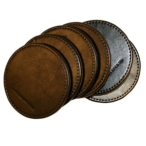 Posavasos de piel sintética para mesa de restaurante, posavasos de té con funda de piel sintética para cuenco de café, Mantel Individual con soporte, 6 uds. - Product Image 1