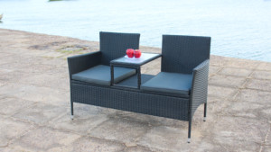 Mobilier de jardin d'extérieur en rotin polyéthylène, chaise Double, love Seat pour 2 personnes, bon marché, origine vietnam, dernière collection - Product Image 4