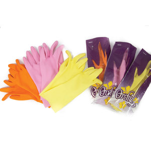 NASTAH latex gloves yellow household gloves kitchen cleaning for washing dishes utensils laundry bathroom toilet cleaning use