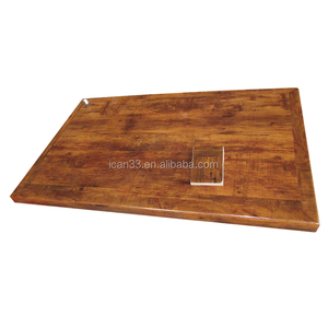 Antirouille <span class=keywords><strong>Piscine</strong></span> Table À Manger Supérieure Quartz Ronde Table Tournante - Product Image 4