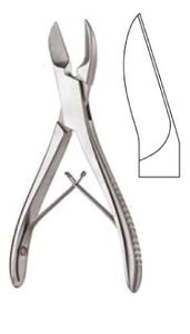 Liston <b>Bone</b> Cutting Forceps Straight & Curved 14cm 22 cm <b>Bone</b> <b>Surgical</b> Forceps Pakistan High Quality - Product Image 2