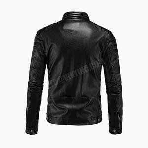 Vestes en Faux cuir Punk hommes rétro, veste de Moto, Vintage rétro Moto, manteaux de vêtements de Moto, taille Slim Fit, nouveau Style - Product Image 6