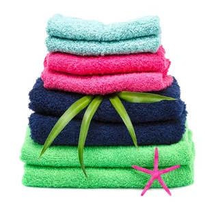 Serviette de bain de golf 100% coton écologique au prix le moins cher Serviette de bain de couleur unie Taille et couleur personnalisées en Inde - Product Image 1