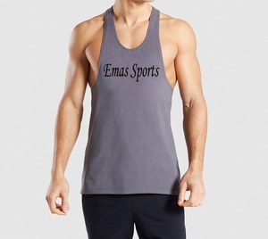 Nouveaux débardeurs en coton pour hommes, décontractés, pour la gym, la musculation, à fines bretelles, coupe ajustée, séchage rapide, écologiques - Product Image 3