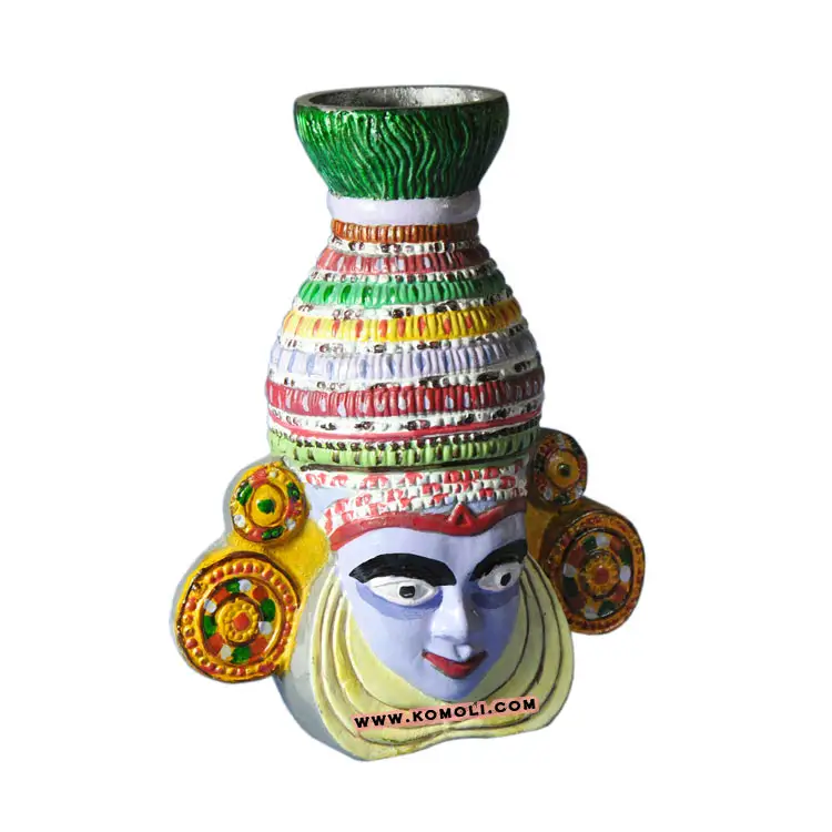 Indien métal visage artisanat décor à la maison produit maker en étain personnalisé coulée