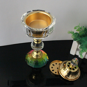 Inde Offre Spéciale cristal maison décor pour <span class=keywords><strong>bakhoor</strong></span> brûleur d'<span class=keywords><strong>encens</strong></span> - Product Image 6