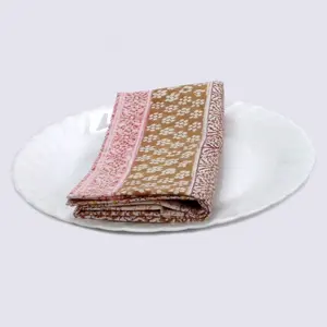 Mantel de Diseño Personalizable de Primera Calidad, Hecho a Mano, con Estampado Kalamkari Indio, Bordado, de Algodón Puro - Product Image 1