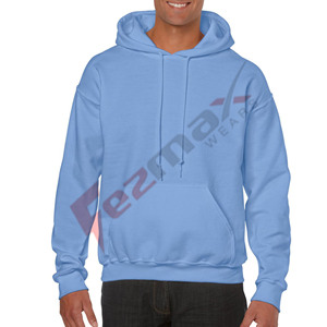 Sweat à capuche imprimé personnalisé pour hommes de grande taille 100% coton motif solide poly polaire tissé tissage à la mode anti-rétrécissement anti-rides - Product Image 4