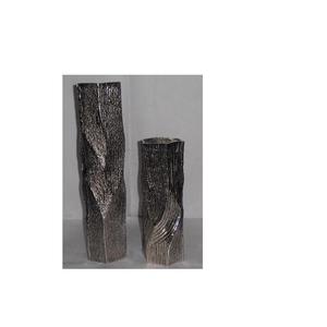 Vente chaude Vases À Fleurs En Fonte D'aluminium Avec Nickel Placage Moderne Table Vase Tronc D'arbre Style Coulée En Métal Décor À La Maison Vase - Product Image 2