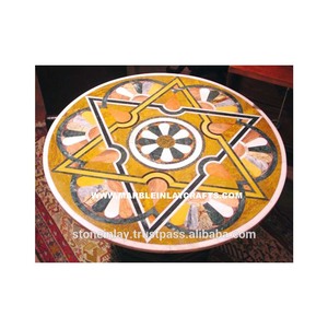 Mosaico de mármol exclusivo para mesa, Tops - Product Image 1