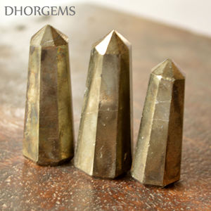 Puntas de Pirita Dorada al por Mayor para la Fabricación de Joyas - Marca Dhorgems, Origen Rajasthan - Product Image 5