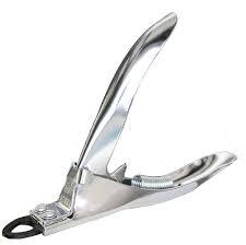 Coupe-ongles manuel de style guillotine en acier et métal finition polie Instruments vétérinaires Mahersi - Product Image 3