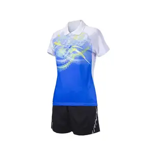 Индивидуальная дешевая сублимированная униформа для бадминтона Мужская одежда для тенниса униформа для бадминтона