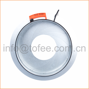 Galvanized steel air volume control <strong>iris</strong> <strong>damper</strong> hvac <strong>iris</strong> <strong>damper</strong> full sizes 80mm 800mm from china supplier - Product Image 1