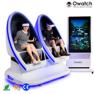 El parque de atracciones monta la 3RD generación 9D Egg <span class=keywords><strong>VR</strong></span> Chair Realidad virtual Simulador de cine - Product Image 1