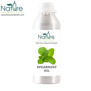 Organic Spearmint Essential Oil | Mackerel Mint Essential Oil USA - 100% Pure Essential Oils - Bulk Wholesale Price