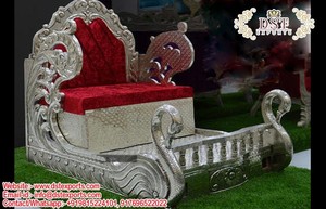 Doli de Estilo Tradicional para Bodas Indias, Palki para Entrada de la Novia, Hermoso Doli/Palki de Madera Tallado a Mano - Product Image 6