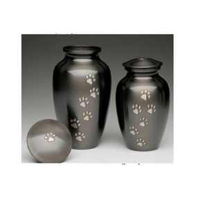 Custom Size Set of 2 Creative Low MOQ Handmade Brass Pet Urn Manufacturer Wholesaler factory direct sale - Product Image 1