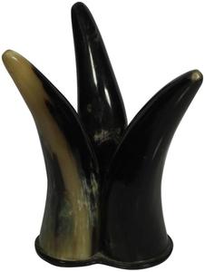 งานฝีมือตกแต่งบ้าน แตรควายคู่ ดีไซน์โบราณ ราคาดีที่สุด - Product Image 4