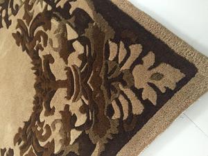 Ensemble de tapis de salon Visesa, tapis moderne à fleurs, fait main, 100% laine, antidérapant, 20 mm d'épaisseur, poils moyens, pour la décoration du salon - Product Image 2