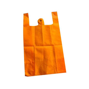 Sac à provisions non tissé personnalisé avec cordon de serrage coupé style supermarché pliable promotionnel impression de logo personnalisé - Product Image 4