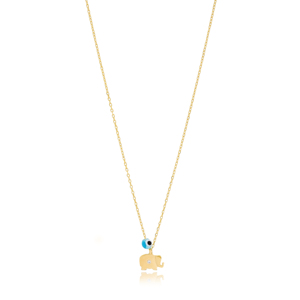 Colgante de elefante de Plata de Ley 925, joyería hecha a mano elegante y a la moda - Product Image 1