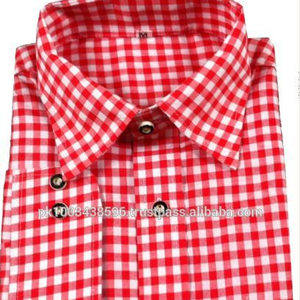 Trachten Hemden เสื้อเชิ้ตเยอรมันดั้งเดิม,เสื้อผู้ชายบาวาเรีย Oktoberfest Hemden เสื้อเชิ้ตแขนยาวผ้าฝ้าย100% - Product Image 4