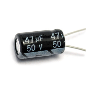 High quality and the lowest price 50 V 47 uF electrolytic power capacitor, 47 UF 50 V 6*6*11mm - Product Image 2
