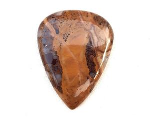 Mookite jaspe lisse forme fantaisie Cabochon semi-précieuse en vrac fabrication de pierres précieuses fil enveloppé perles de bijoux - Product Image 3