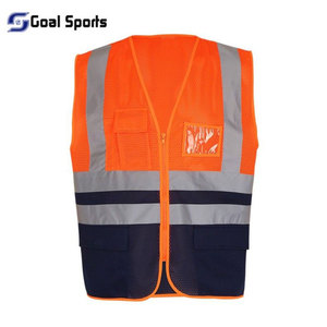 Chaleco reflectante de seguridad para construcción, ropa reflectante de alta visibilidad para trabajo - Product Image 5