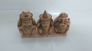 Singe en noix de coco / Singe en coquille de noix de coco du Vietnam / Souvenir artisanal en noix de coco - Product Image 5