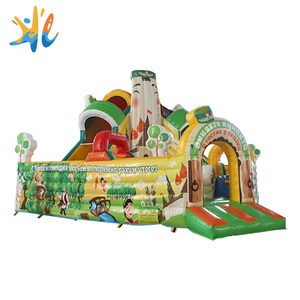 Gorila inflable Castillo, el Dios <span class=keywords><strong>de</strong></span> la riqueza Combo inflable gorila diapositiva - Product Image 3