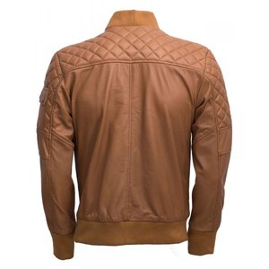 Vente en gros Veste en cuir pour homme OEM Veste d'hiver en cuir de vachette souple avec poches zippées Tailles et couleurs personnalisées - Product Image 2