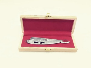 Rasoir pliable en acier inoxydable pour hommes, outil de barbier, de haute qualité, droit, pour Salon de coiffure, 1 pièce - Product Image 5