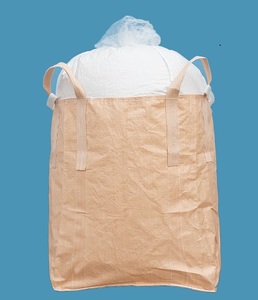 Sacos supergrandes impermeables con boquilla superior, bolsas a granel de 1000Kg, 1500Kg, 2000Kg con revestimiento de Pe para carga de harina de pescado, 1 tonelada - Product Image 1