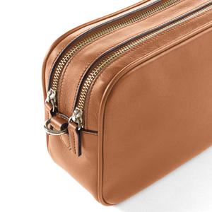 Sac rigide en cuir pour appareil photo numérique avec double fermeture éclair - Product Image 4
