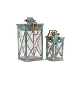 Hermosa linterna de madera para el hogar, oficina, decoración de boda, candelabros de Metal, linternas, tarros de velas - Product Image 1