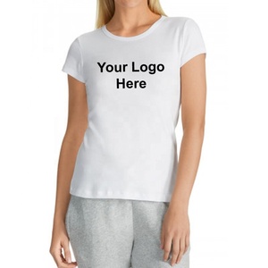 Camiseta de Verano Personalizada para Mujer, Tejida, con Logotipo, 100% Algodón, Secado Rápido, Moda Urbana, Manga Corta, Color Sólido - Product Image 4