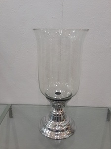 INDIAN SUPPLIER PREMIUM BRAND <b>HURRICANE</b> PILLAR HOLDERS WITH METAL BASE FOR HOME OFFICE PATIO GARDEN USE - Product Image 5