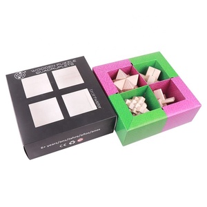 Ma thuật bằng gỗ khối <span class=keywords><strong>iq</strong></span> 3d câu đố não trêu ghẹo câu đố bằng gỗ - Product Image 2