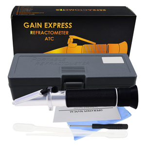 Pet Refratômetro Clínico para <span class=keywords><strong>Dog</strong></span> <span class=keywords><strong>Cat</strong></span> Soro Tri-Escala & Teste de Proteína Plasma 2-14g/dl Urina Gravidade Específica 1.000-1.060SG - Product Image 3