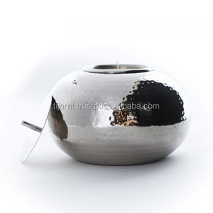Meilleure vente pour la maison bougie décorative en métal et porte-bougie chauffe-plat bougeoir votif de luxe nouveauté pour Noël - Product Image 3