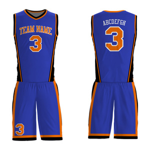 Uniforme de basket-ball ensemble sublimé personnalisé maillot et short pour jeune homme à séchage rapide respirant pour vêtements de sports d'équipe - Product Image 1