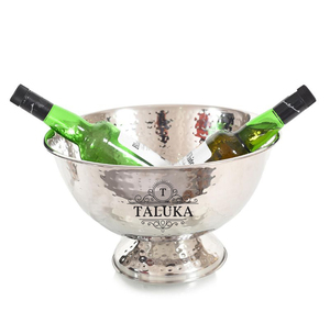 Indian Manufacturer Best Quality Stainless Steel Hammered Metal <b>Punch</b> <b>Bowl</b> - Product Image 2