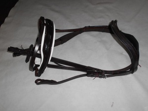 Brida de cuero genuino Premium exclusiva, canal vacío, patente, brida de caballo anatómica, banda para cejas, riendas, productos de caballo Premium - Product Image 2