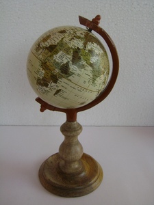 Globo terráqueo de Metal para decoración de mesa, Base de Metal, modelo de globo terráqueo único, para escuela y oficina - Product Image 5